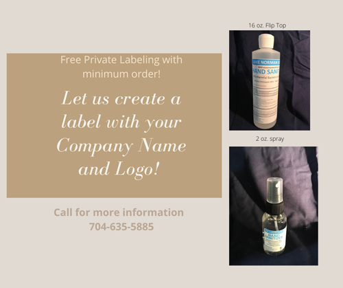 private label hand sanitizer